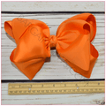 Double Stacked Basic 8 Inch Solid Color Hair Bow -Alligator Clip, hair bows BargainBows