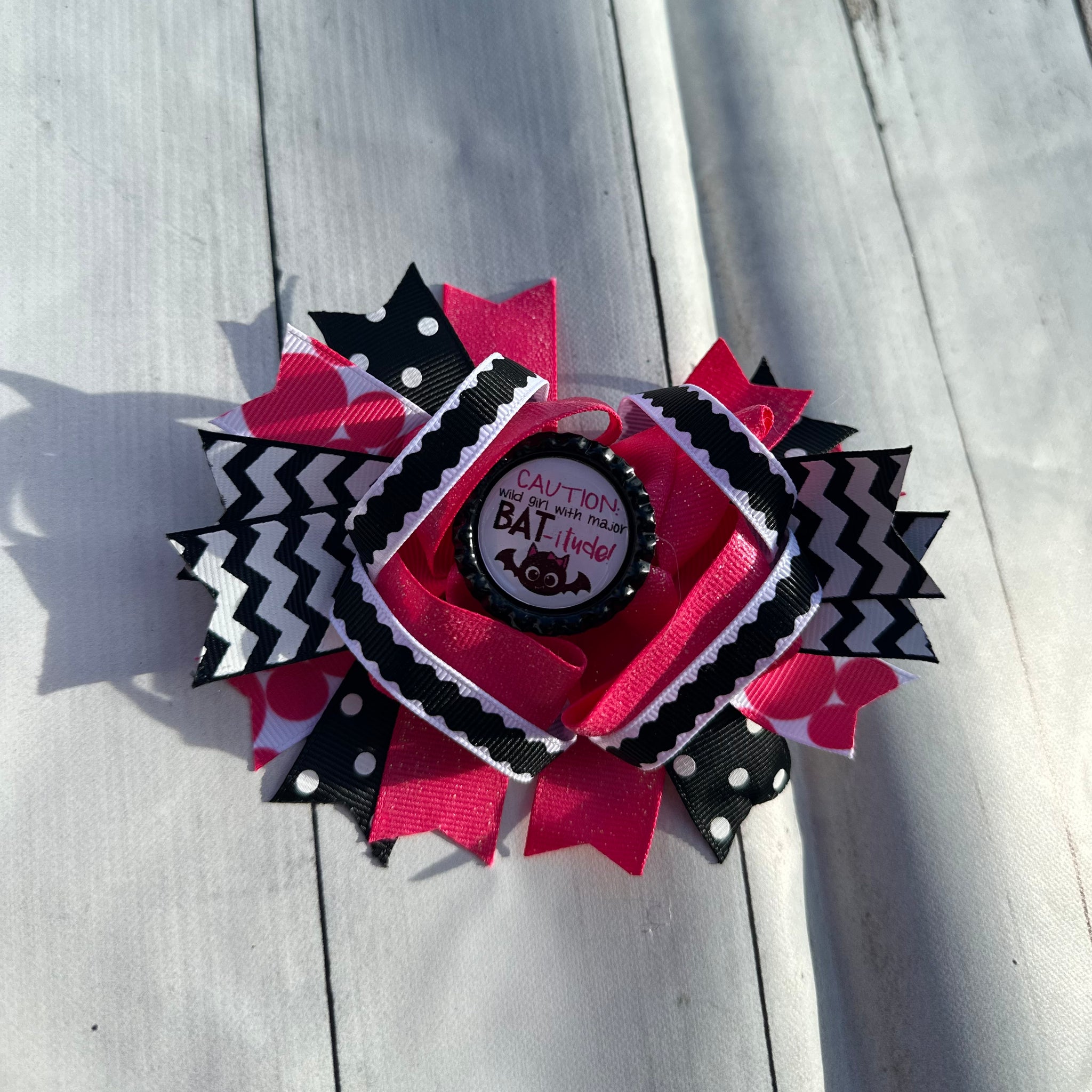 Bat-itude boutique bow